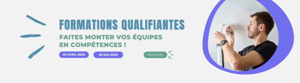 Formations qualifiantes les 29 avril et 26 mai